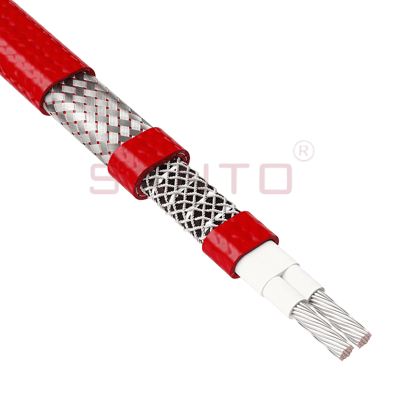 Cabo de aquecimento de potência constante de fibra de carbono de alta temperatura AFF-CT